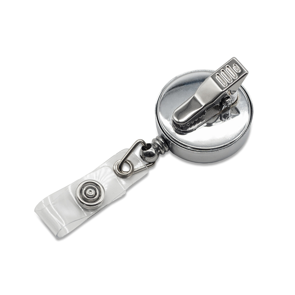 R07997.01 - Metalowy ski-pass Zipik, srebrny 