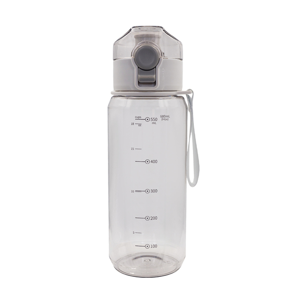 R08186.21 - Bidon z tritanu H2O 680 ml, szary 