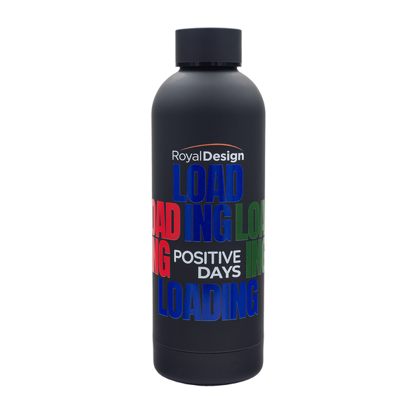 R08192.02 - Butelka termiczna Mendoza 500 ml, czarny 