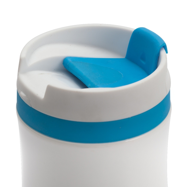 R08336.04 - Kubek termiczny Viki 390 ml, niebieski/biały 