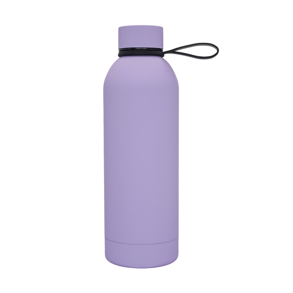 R08993.11 - Butelka termiczna z uchwytem Mendoza Duo 500 ml, fioletowy 