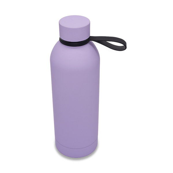 R08993.11 - Butelka termiczna z uchwytem Mendoza Duo 500 ml, fioletowy 