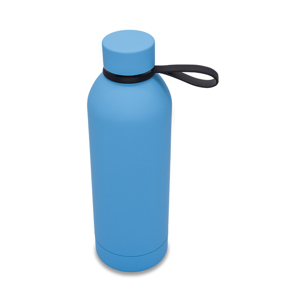 R08993.28 - Butelka termiczna z uchwytem Mendoza Duo 500 ml, jasny niebieski 