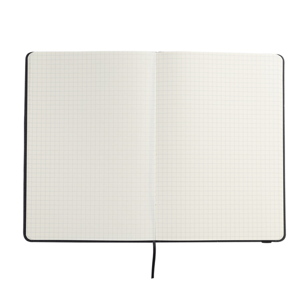 R64023.02 - Notes A5, w oprawie z materiału RPET, Westminster, czarny 