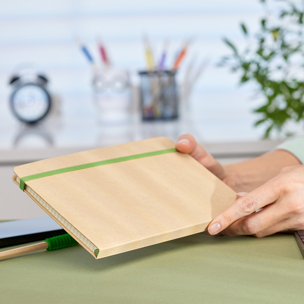 R73635.05 - Notatnik 145x210/80k kratka Simply, zielony 