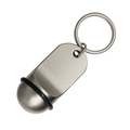 R73312 - Brelok metalowy Old School, srebrny 
